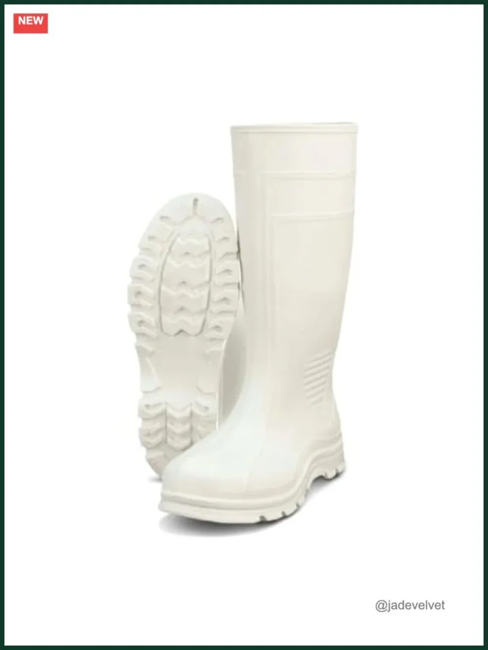 Waterproof PVC Work Boots, Slip-Resistant Pull-On, Easy On/Off, Unisex